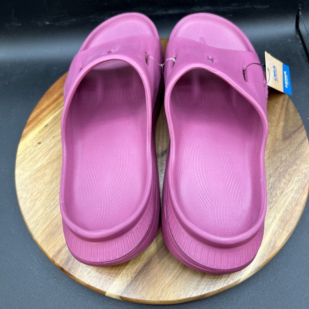 Hoka Men's Size 10 Ora Recovery 3 Beet Root Purple Comfort Slide Sandal Shoes - Picture 5 of 7
